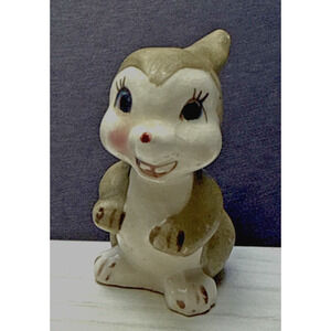 Vintage Anthropomorphic Thumper Bunny Rabbit Figurine Porcelain